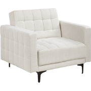 ABERDEEN - Fauteuil - Off-white - Stof