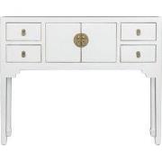 Fine Asianliving Chinese Sidetable Sneeuw Wit - Orientique Collectie