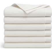 Ten Cate Handdoeken set - Badhanddoeken - 50 x 100 cm - 6 stuks - Wit