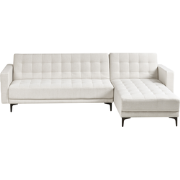 ABERDEEN - Hoekbank - Off-white - Linkszijdig - Stof