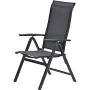Osaka  Verstelbare tuinstoel  carbon black  mid grijs