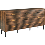 KEITH - Ladekast - Donkerbruin - MDF