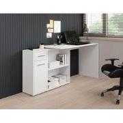 Meubella - Bureau Nomi - Wit - 120 cm