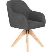 Housecraft Living Otis Eetkamerstoel Draaibaar Hout Grijs