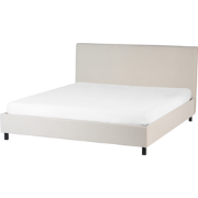 SENNEZ  - Tweepersoonsbed - Beige - 180 x 200 cm - Polyester