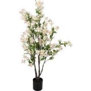 Clayre & Eef Kunstplant 20x25x105 cm Wit Kunststof