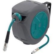 Persluchtslanghaspel automatisch 10 m 1/4" aansluiting voor wandmontag...