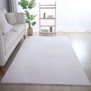 Alberta Laagpolig Fluffy Crème vloerkleed - - 240 X 340 CM