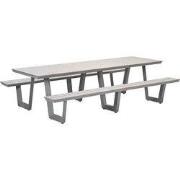 Bell aluminium picknick set - 280x178 cm - taupe