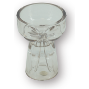 Candle- and Tealightholder Bow - Brown - 7,5x9,5cm