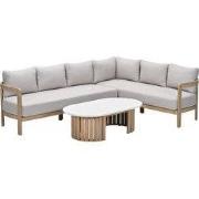 Garden Impressions Sirocco loungeset 3-delig rechts - acacia - grey sa...