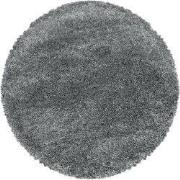 Tapijtenloods Pearl Soft Rond Hoogpolig Vloerkleed Lichtgrijs- 120 CM ...