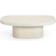 Salontafel Rechthoek 90cm - Beige Beton - Carly