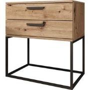 Meubella - Nachtkastje Sylvester 6 - Eiken - 60 cm