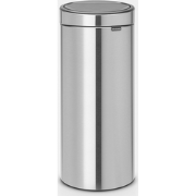 Touch Bin New afvalemmer, 30 liter, kunststof binnenemmer - Matt Steel...