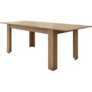 Meubella - Eetkamertafel Uverta - Licht eiken - 220 cm - Uitschuifbaar