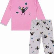 Coco- pyjama unisex, roze, 74/80