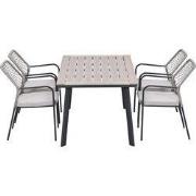 Garden Impressions Ross tuinset sand 5-delig - Penedo tuintafel 160x90...
