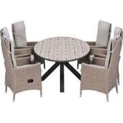 Garden Impressions Collin tuinset 7-delig - Tulli tuintafel 220x115xH7...