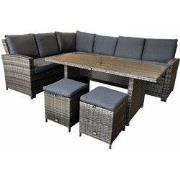 Dining hoekset palermo sicilian taupe