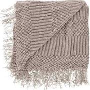 Unique Living - Plaid Palma Taupe -130x160cm