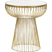 CHEYNES - Bijzettafel - Wit - Marmer