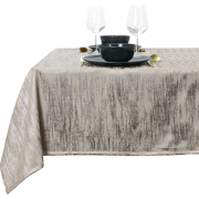 Unique Living - Tafelkleed Neomi 145x300cm - Taupe