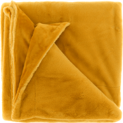 Unique Living - Plaid Klaas 150x200cm - Glowy Yellow