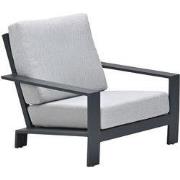 Garden Impressions Coba loungestoel donker grijs - valley sand