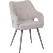 LABEL51 Eetkamerstoel Stan - Naturel - 57x81x59 cm - Set van 2