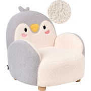 FYN - Kinderfauteuil - Grijs - Bouclé