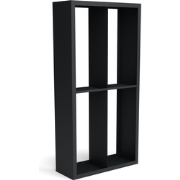 Beltza zwarte houtopslag onderverdeling 4 vakken 1000x385x2000 mm