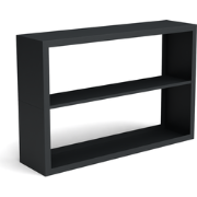 Beltza zwarte houtopslag onderverdeling 2 vakken 1500x385x1000 mm