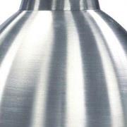 Reflector met klem en keramische e27 fitting 20 cm rvs Arcadia