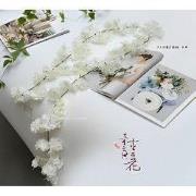 Kersenbloesem guirlande wit 180 cm