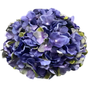 Kunst hortensia tak paars groen 92 cm