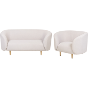 LOEN - Woonkamerset - Beige - Polyester