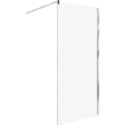 AHAUS - Douchescherm - Zilver - 90 x 190 cm - Veiligheidsglas