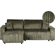 ABACKA - Slaapbank - Groen - Rechtszijdig - Corduroy