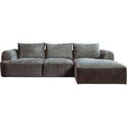 Tower living canterbury 2,5-al + chaise r - Cement grey