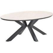 Garden Impressions Edison tuintafel - ovaal - 180 cm - light teak Viro...