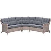 Milwaukee lounge-dining hoekset - 3-dlg - vintage willow - mystic grey