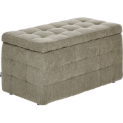 MICHIGAN - Ottomaan - Olijfgroen - Stof