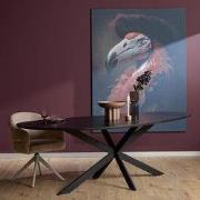 Starfurn Eiken eettafel Cloud | 180 cm | Zwart