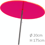 Zonnevanger 1 stuk Rood-Roze (kleur fuchsia) groot 175x20 cm Cazador D...