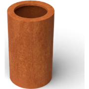 Ronda ronde plantenbak cortenstaal L35 x H60 cm