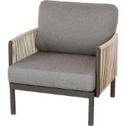 Sidney lounge stoel midnight grey