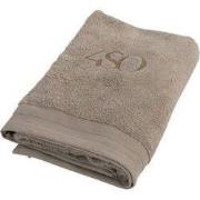 Luxe handdoek grijs 180 x 100 cm