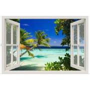 Tuindoek raam malediven 210x140cm