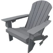 Bearchair Bridgeton zwart 75x86x95 cm Buitengewoon de Boet